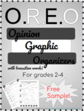 O.R.E.O Opinion Writing Graphic Organizers for Google Slides