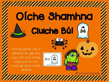 Preview of Oíche Shamhna- Cluiche Bú! Easy Prep Gaeilge Game