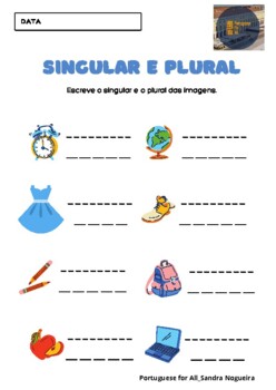 Preview of O singular e o plural
