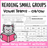 OA/OW Vowel Team Small Group Lesson Plan and Activities