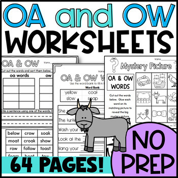 OA and OW Worksheets BUNDLE by Designed by Danielle | TpT