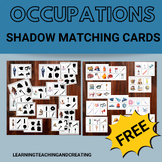 OCCUPATIONS FREE SHADOW MATCHING CARD GAME