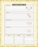 OCD Log Self-Care Ideas PAGE ONLY
