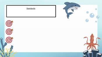 Preview of OCEAN THEME Calming Lesson Slides Daily Slides