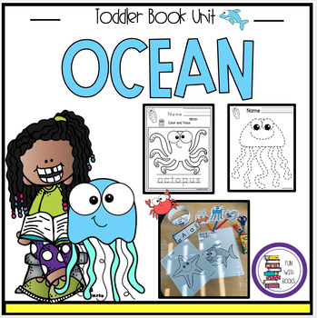 Preview of OCEAN TODDLER BOOK UNIT