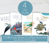 OCEAN Units Bundle, Whales, Coral Reef, Beach and Sea Turt