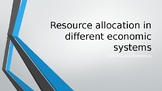 OCR A Level Economics Resource allocation in different eco