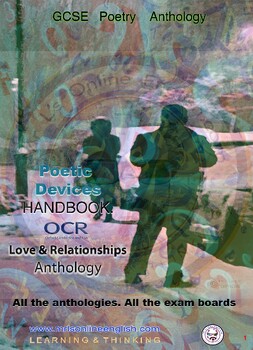 Preview of Love & Relationships Anthology Poetic Devices Handbook (OCR Board)