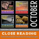 OCTOBER Close Reading Bundle