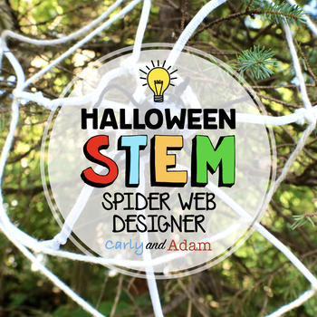 Preview of Spider Web October Halloween STEM Activity