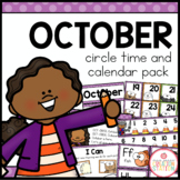 OCTOBER MORNING CALENDAR AND CIRCLE TIME ACTIVITIES FOR PR