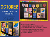 OCTOBER Printable Bulletin Board
