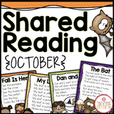 OCTOBER SHARED READING {SIGHT WORD POEMS}