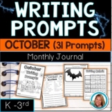 OCTOBER Writing Prompts Journal