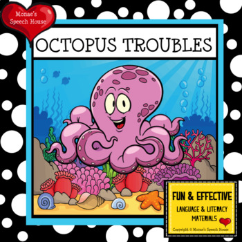 Preview of OCTOPUS BOOK & GIANT OCEAN POSTER Pre-K Early Reader