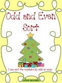 ODD and Even Sort Christmas themed