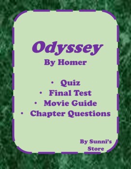 Preview of ODYSSEY: Test, Quiz, Chapter Questions, and Movie Guide