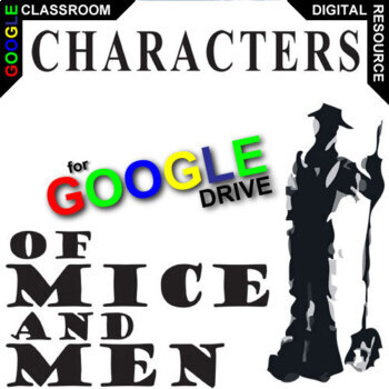 Preview of OF MICE AND MEN Characterization Analysis Activity DIGITAL Analyzing Character
