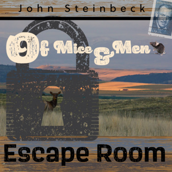 Preview of OF MICE AND MEN - Escape Room (Steinbeck)