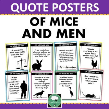 Preview of OF MICE AND MEN Quote Posters