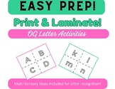 OG Letter Mats Letter Sounds Letter Recognition + Activity Ideas