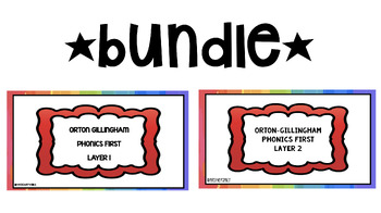 Preview of *BUNDLE* OG PHONICS FIRST GUIDED RESOURCES (LAYER 1 & 2)