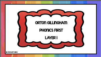 Preview of OG PHONICS FIRST LAYER 1 GUIDED RESOURCE