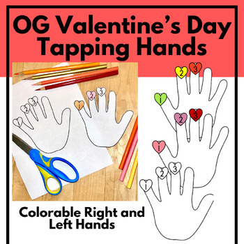 Preview of OG Phonics Dictation Tapping Hands for Valentine's Day , Science of Reading