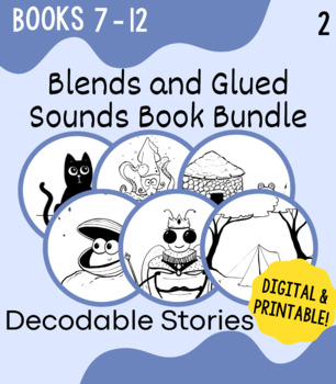 Preview of OG Unit 2 Decodable Book Bundle: Consonant Blends and Glued Sounds