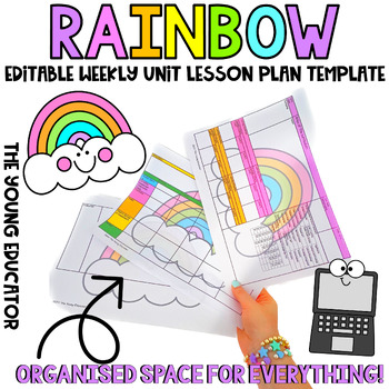 Preview of 'Rainbow' Detailed Weekly Unit Lesson Plan