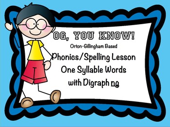 Preview of Orton-Gillingham Based Lesson Digraph ng  PROMETHEAN Flip Chart