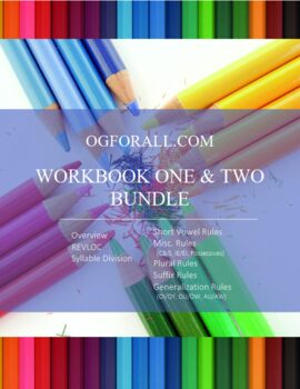 Preview of OGforAll Workbook One & Two Bundle (Orton Gillingham Based)