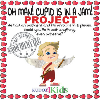 Preview of ❤️OH MAN! CUPID IS IN A JAM!❤️ Valentine's Day Project - TOP SECRET