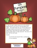 OH Pumpkin! Numbers ~ A number 1 -100 identification game