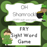 OH Shamrock! ~ First 100 Fry words sight word game