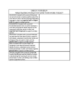 Preview of OHIO AIR TEST ELA I AND II: ADVANCED WRITING/READING SUPPORT
