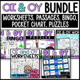 OI and OY Bundle: Worksheets, Reading Passages, Puzzles, B