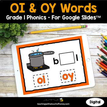 Preview of OI and OY Phonics Activities | Vowel Diphthongs 1st Grade Phonics Vowel Teams