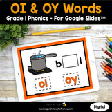 OI and OY Phonics Activities | Vowel Diphthongs 1st Grade 