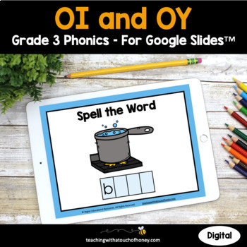 Preview of OI and OY Phonics Activities | Vowel Diphthongs 3rd Grade Phonics Vowel Teams