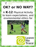 Leave No Trace - Outdoor Education - For Students TK-12 (A