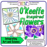 Art Lesson Flowers Georgia O'Keefe Art Activity
