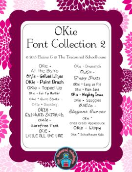 Preview of OKie Font Collection 2