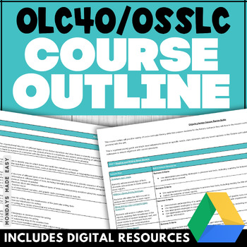Preview of OLC Course Outline - OSSLC Pacing Guide for the Ontario Literacy Course - OLC4O
