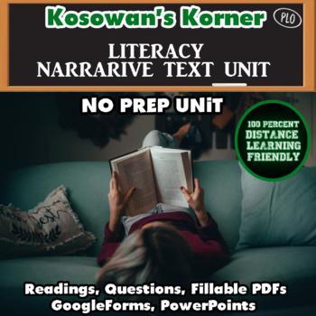 Preview of OLC4O Literacy - Narrative Text Unit - No Prep