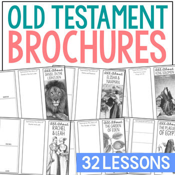 Preview of OLD TESTAMENT Bible Story Lessons | Sunday School Notes | Church Activity