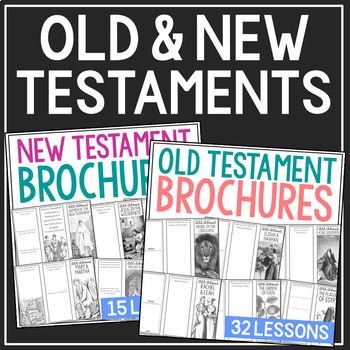 Preview of OLD and NEW TESTAMENT Bible Story Unit Activities | Sunday School Lessons