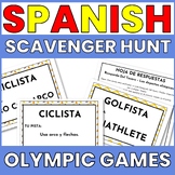 OLYMPIC GAMES SPORTS IN SPANISH SCAVENGER HUNT GAME ACTIVI