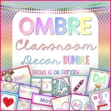 Classroom Decor Bundle OMBRE