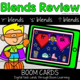 Blends Review,  Boom Cards, S Blends, R Blends, L Blends, 